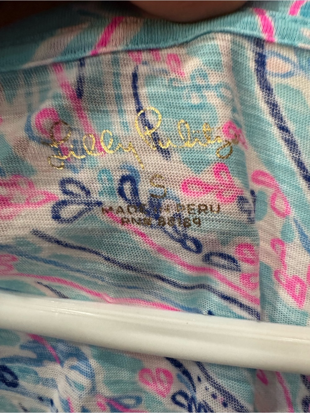 Lilly Pulitzer Etta Long Sleeve Bermudaful Women's Cotton Shirt Size Small - Picture 3 of 8